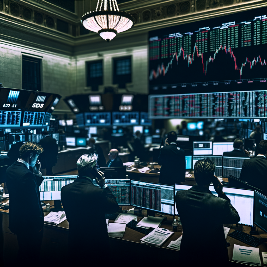 Financial scene depicting Wall Street Futures and market trends